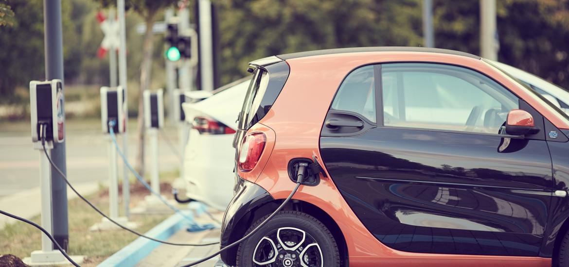 Electric cars charging